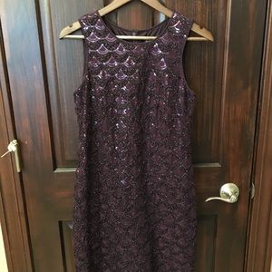 Beautiful sequined new year’s dress